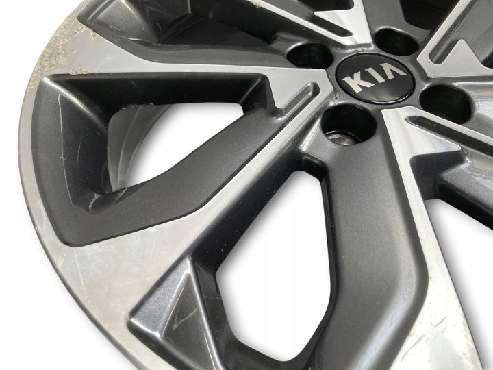 1x Alufelge 17 Zoll 6.5" 4x100 49ET Glanz Silber 52910-H8500 Kia Stonic Mg FEL1085553408mz