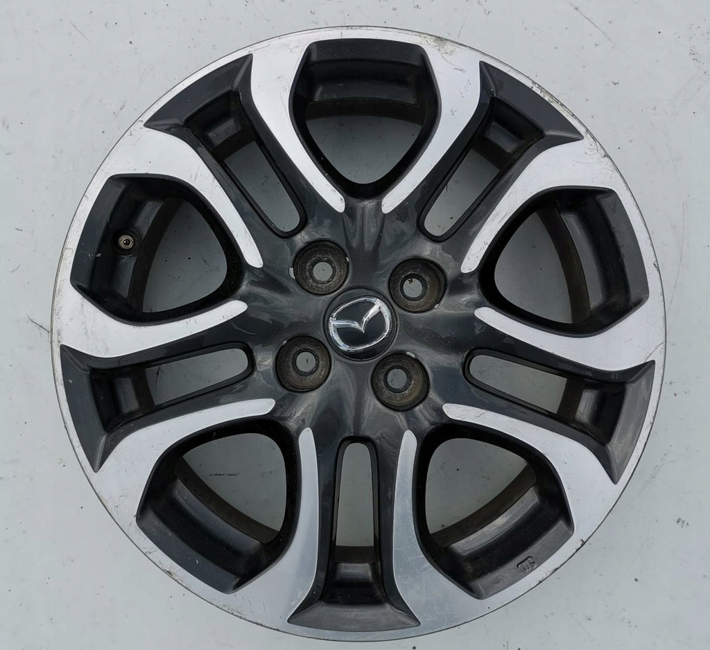 1x Alufelge 16 Zoll 5.5" 4x100 40ET Glanz Grau 9965405560 Mazda 2 Mg Rim Wheel FEL6846578532jw