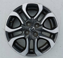 Laden Sie das Bild in den Galerie-Viewer, 1x Alufelge 16 Zoll 5.5" 4x100 40ET Glanz Grau 9965405560 Mazda 2 Mg Rim Wheel FEL6846578532jw