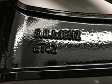 Load image into Gallery viewer, 4x Alufelge 18 Zoll 8.0" 5x108 42ET Glanz Schwarz Volvo V60 I S60 Xc60 Rim Wheel FEL8411674997sg