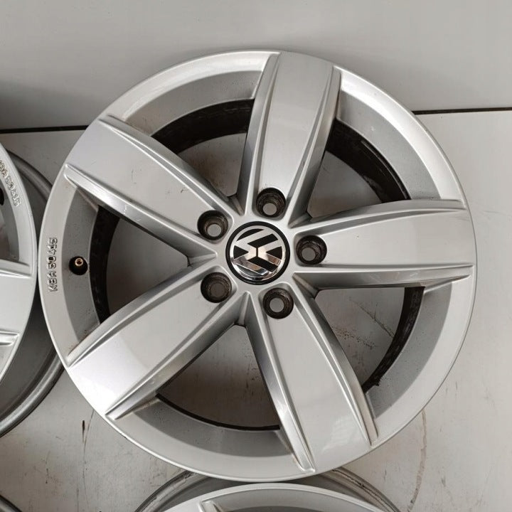 4x Alufelge 16 Zoll 6.0" 5x112 43ET 2GA601025Q Seat Ateca Karoq T-Roc Rim Wheel FEL1615103886pp