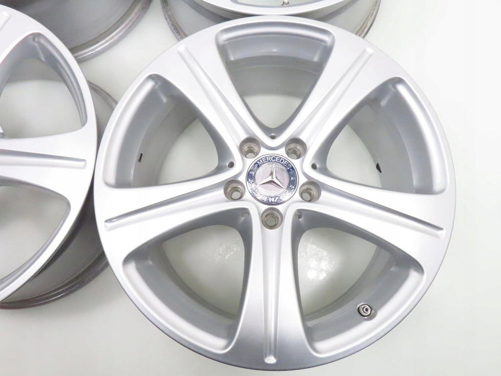 4x Alufelge 18 Zoll 8.0" 5x112 43ET Glanz Silber A2134011400 Mercedes-Benz W213 FEL4993115711ih