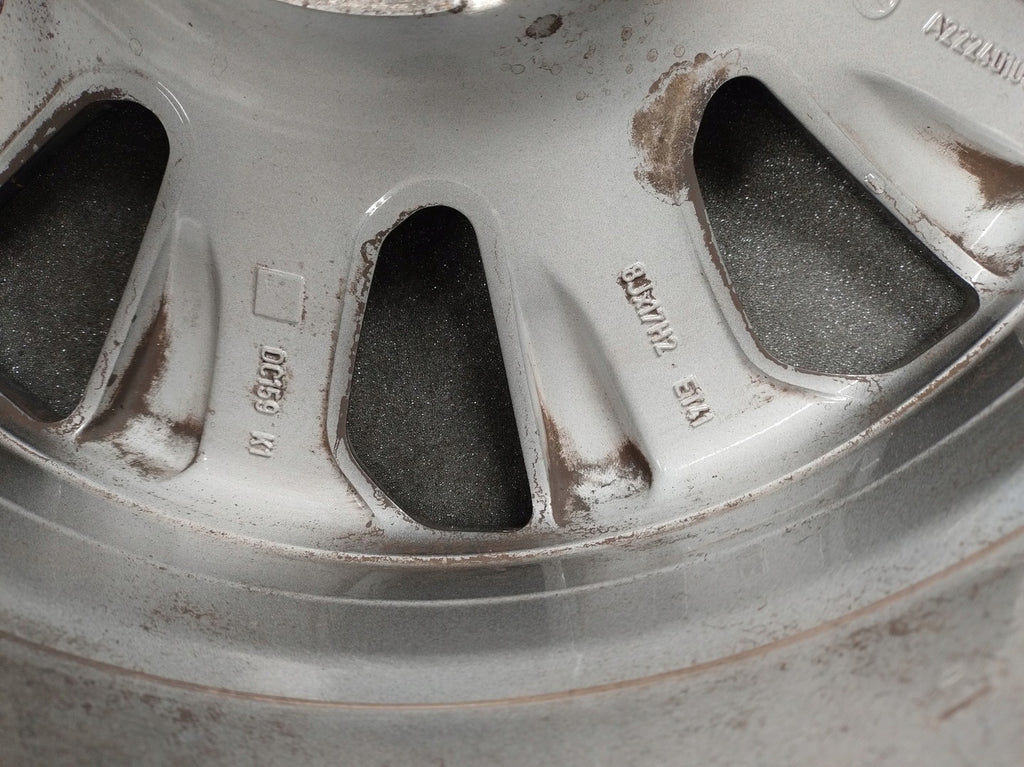 1x Alufelge 17 Zoll 8.0" 5x112 41ET Glanz Grau A2224010802 Mercedes-Benz W222 Mg