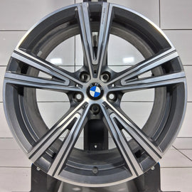1x Alufelge 19 Zoll 5x112 27ET Matt Grau 8089896 BMW G21 G22 G20 Rim Wheel FEL5825153061yb