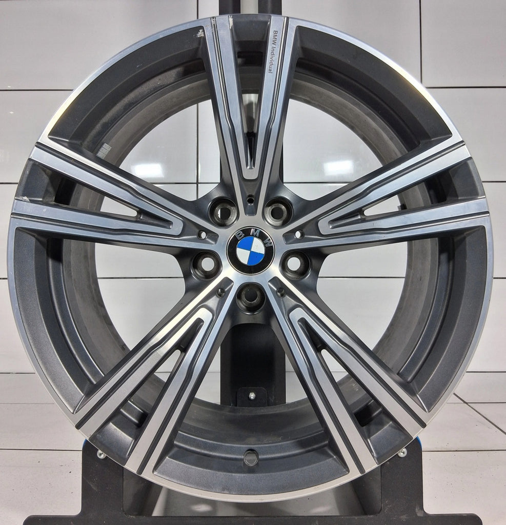 1x Alufelge 19 Zoll 5x112 27ET Matt Grau 8089896 BMW G21 G22 G20 Rim Wheel FEL5825153061yb