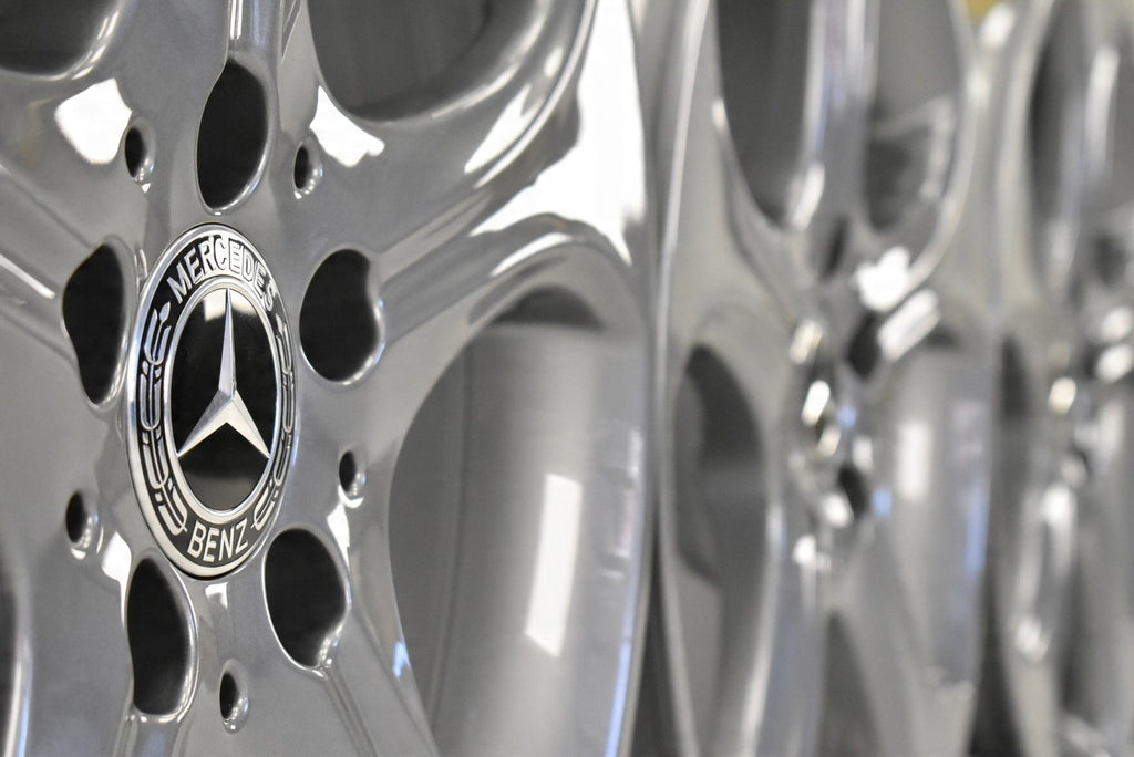 4x Alufelge 18 Zoll 7.5" 5x112 44ET Glanz Grau A2054010600 Mercedes-Benz