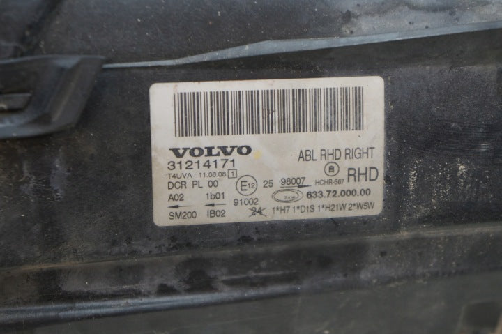 Frontscheinwerfer Volvo S80 II V70 III Xc70 31214171 Xenon Rechts Headlight SCH1616564287de