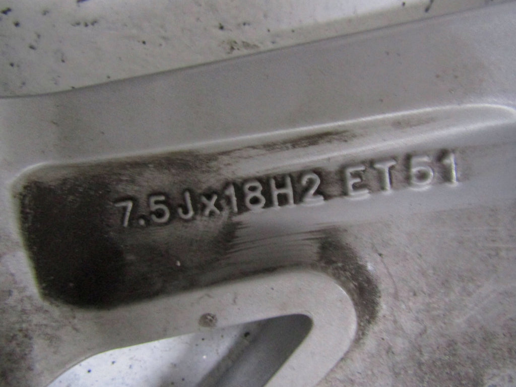 1x Alufelge 18 Zoll 7.5" 5x112 51ET Glanz Schwarz 5H0601025AB VW Golf Viii FEL2908559459rc
