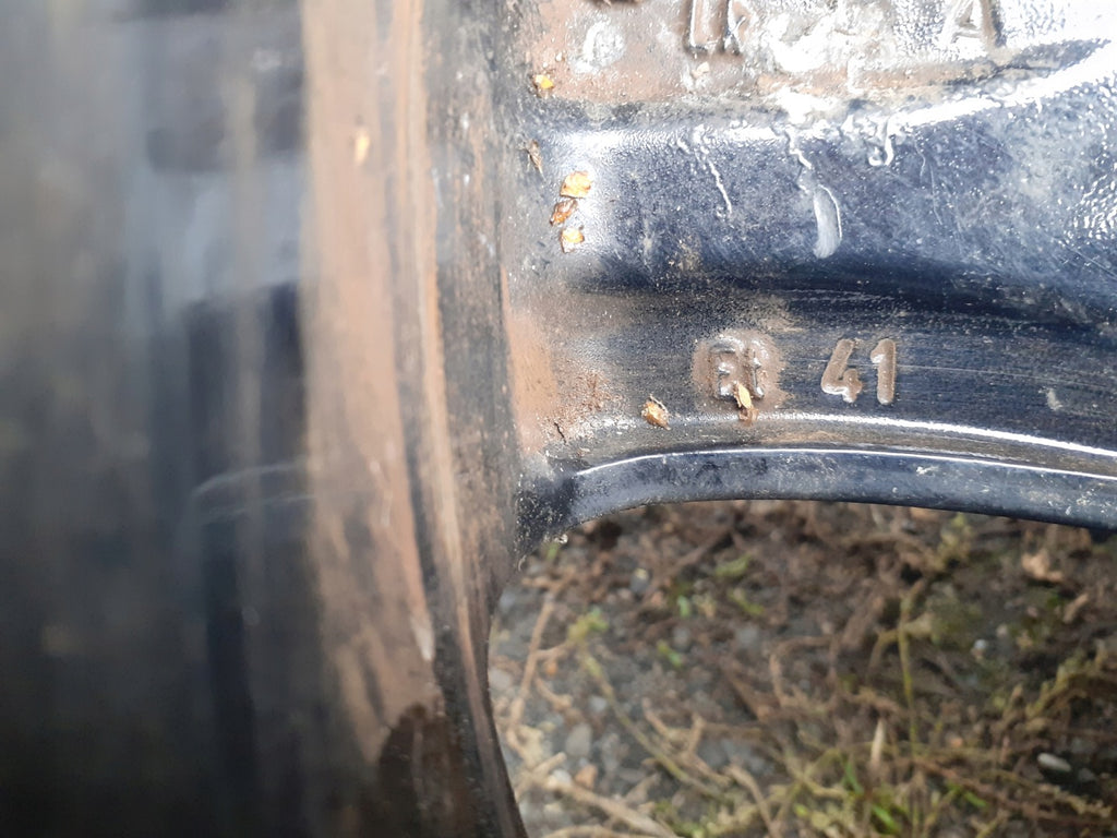 1x Alufelge 16 Zoll 6.5" 5x112 41ET Glanz Schwarz KBA48392 Skoda I Rim Wheel FEL9084629998mc