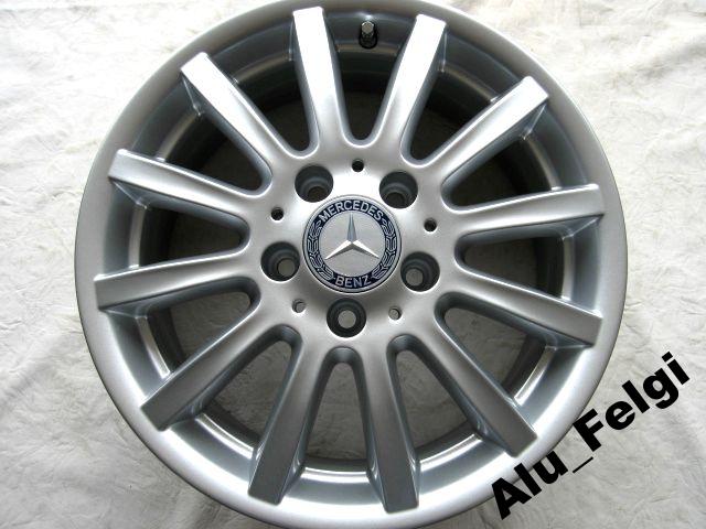 1x Alufelge 16 Zoll 6.0" 5x112 46ET Glanz Silber A1694011302 Mercedes-Benz W245