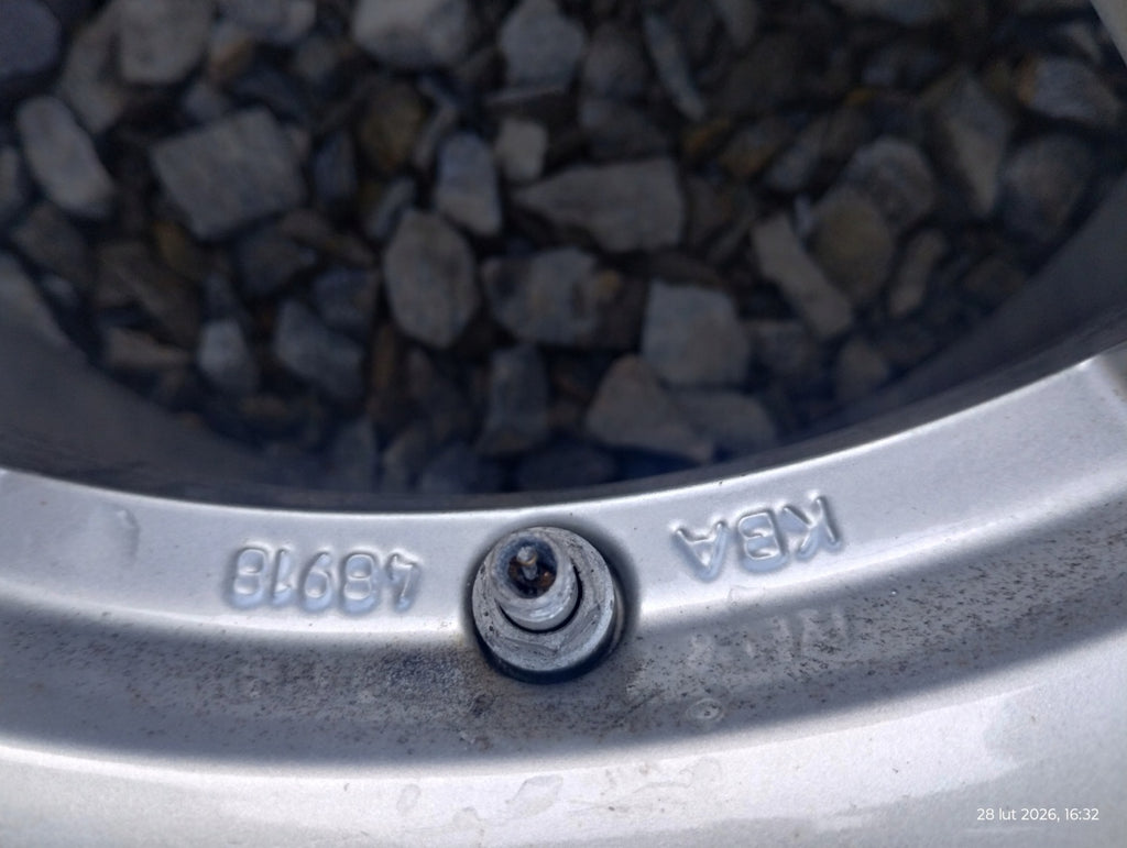 4x Alufelge 17 Zoll 7.5" 5x112 45ET Glanz Silber KBA48918 Rim Wheel FEL8363639795qk