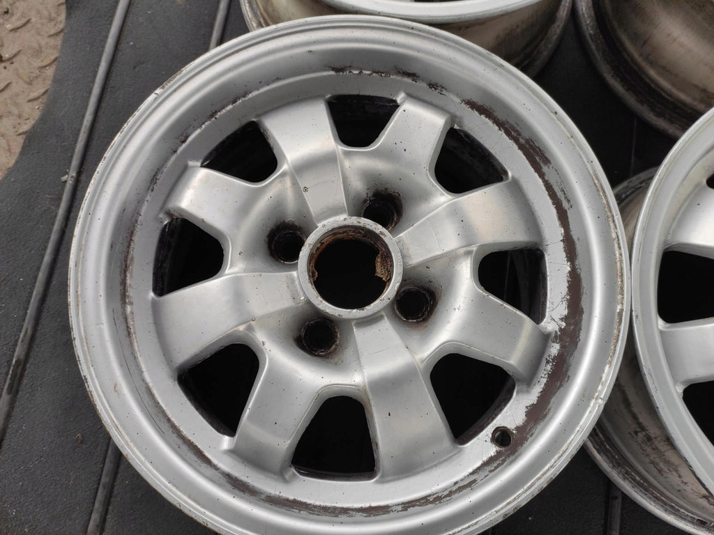 4x Alufelge 14 Zoll 6.0" 4x108 33ET Silber 477601031B Citroën I 924 Rim Wheel FEL4704695369rl