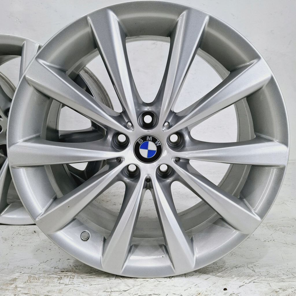 4x Alufelge 18 Zoll 8.0" 5x112 35ET Glanz Silber 6867338 BMW Rim Wheel FEL1963199090up