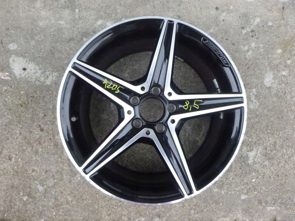 1x Alufelge 18 Zoll 8.5" 5x120 49ET Mercedes-Benz A205 Rim Wheel