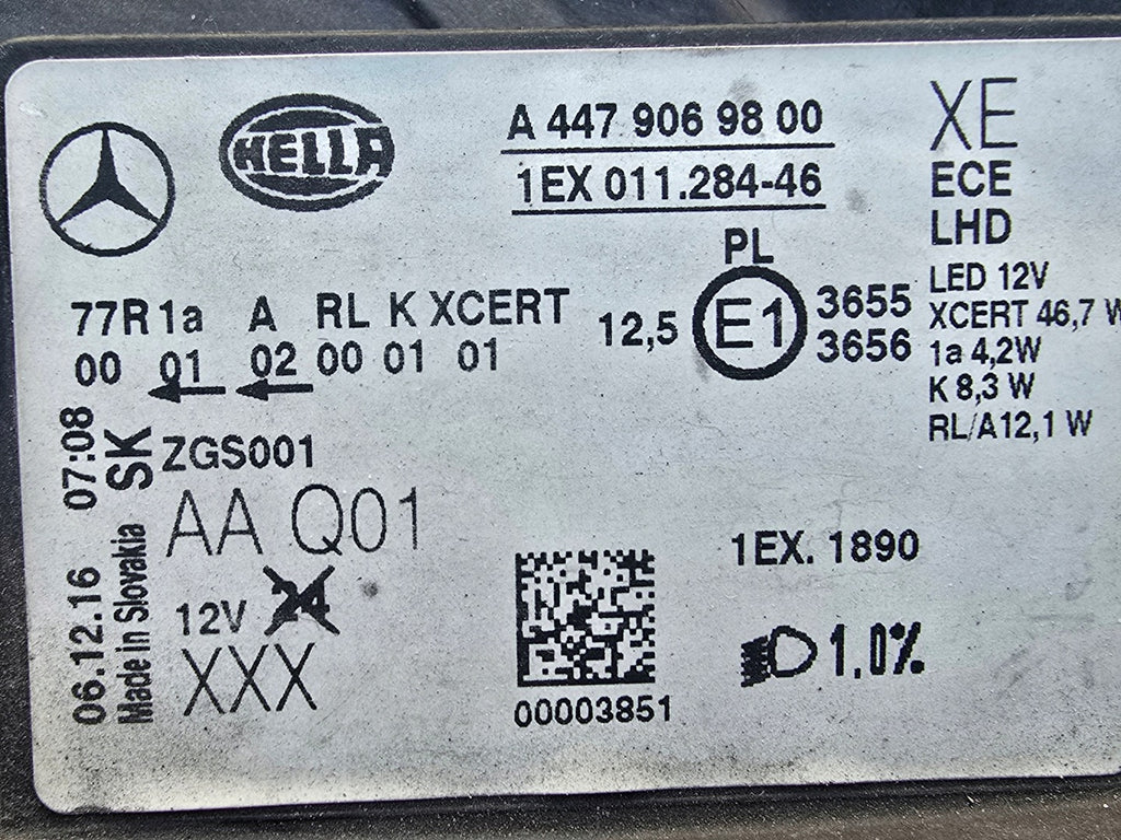 Frontscheinwerfer Mercedes-Benz Vito W447 A44790698100 Full LED Rechts Headlight