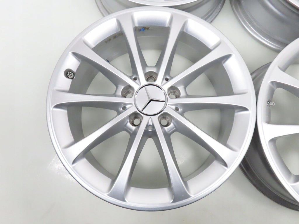 4x Alufelge 17 Zoll 6.5" 5x112 44ET Glanz Silber A1774010300 Mercedes-Benz W177 FEL5589913270lv