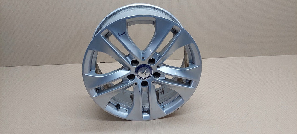 1x Alufelge 17 Zoll 7.5" 5x112 47ET Glanz Silber A2044017502 Mercedes-Benz W204