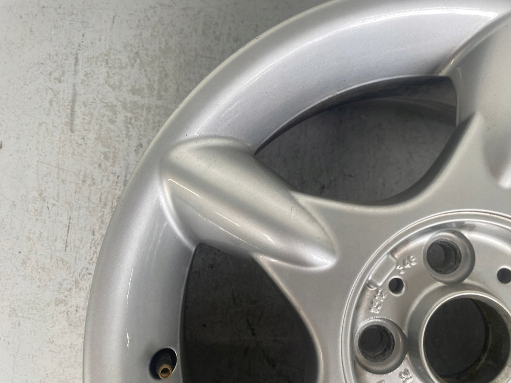 1x Alufelge 16 Zoll 6.5" 4x100 48ET Glanz Silber Mini R50 Rim Wheel FEL2300938827cu