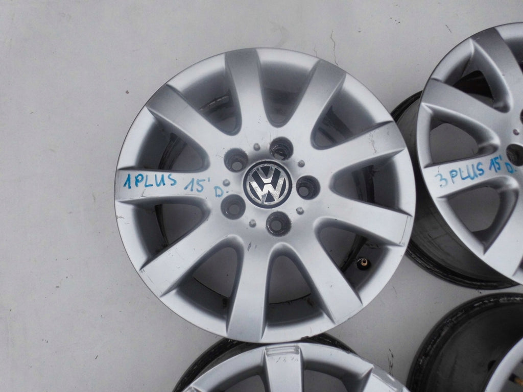 4x Alufelge 15 Zoll 6.5" 5x112 50ET 1K0601025A VW Caddy V Golf VI Touran FEL4887870164pk