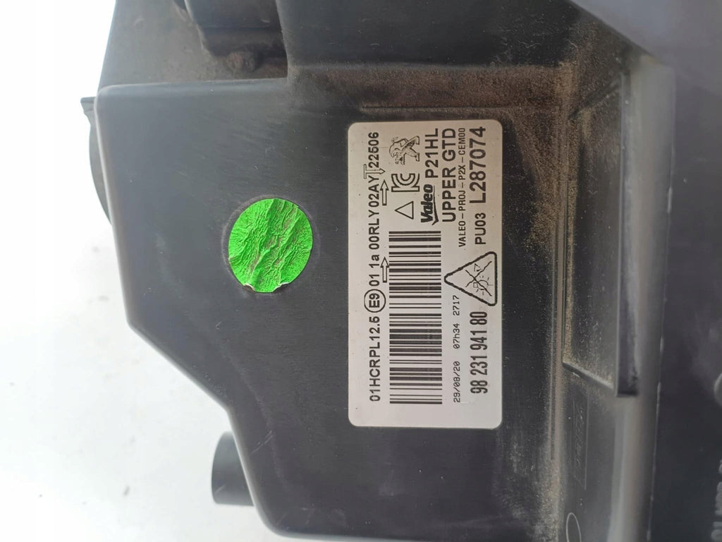 Frontscheinwerfer Peugeot 2008 II 9823194180 Links Scheinwerfer Headlight