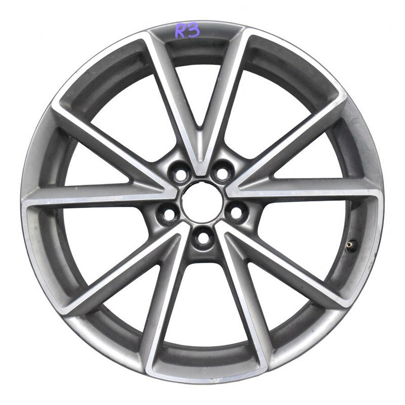 1x Alufelge 18 Zoll 7.5" 5x100 39ET Glanz Grau 8X0601025BP Audi A1 Mg Rim Wheel