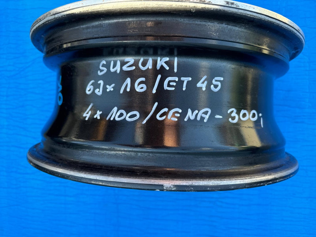 1x Alufelge 16 Zoll 6.0" 4x100 45ET Suzuki Rim Wheel FEL5068102407mb