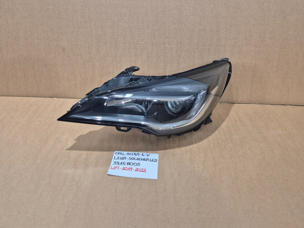 Frontscheinwerfer Opel Astra K 39158005 LED Links Scheinwerfer Headlight SCH5002223462yv
