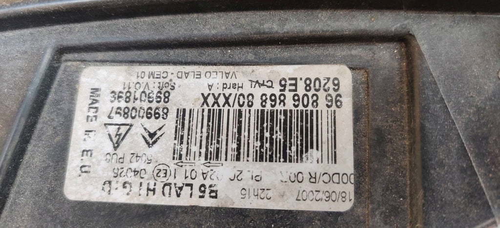 Frontscheinwerfer Citroën C4 I 9646894280 Xenon Ein Satz Scheinwerfer Headlight