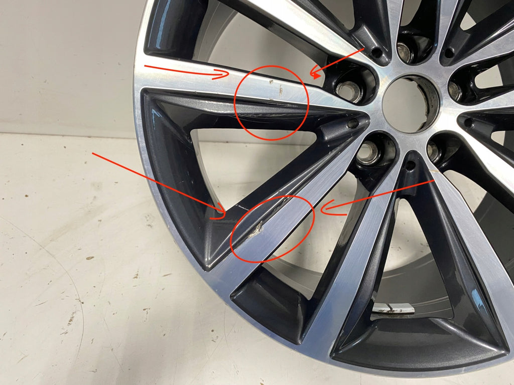1x Alufelge 19 Zoll 9.0" 5x112 41ET 6884203 BMW 5 G31 G30 G16 G14 G15 Rim Wheel FEL6671209800si