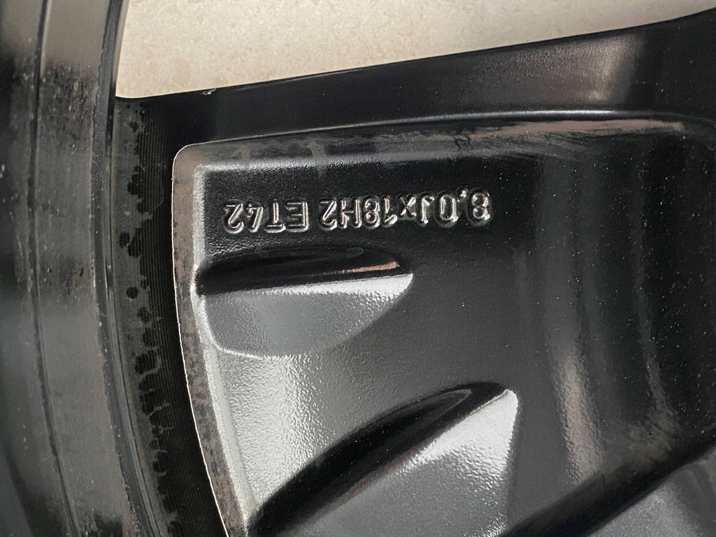 1x Alufelge 18 Zoll 8.0" 5x108 42ET Glanz Schwarz 32243392 Volvo V60 S60 FEL9704449838wt