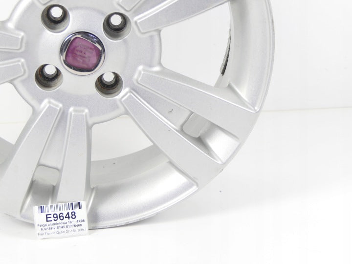 1x Alufelge 16 Zoll 6.0" 4x98 45ET 51775468 Fiat Fiorino Rim Wheel FEL6676836558tz