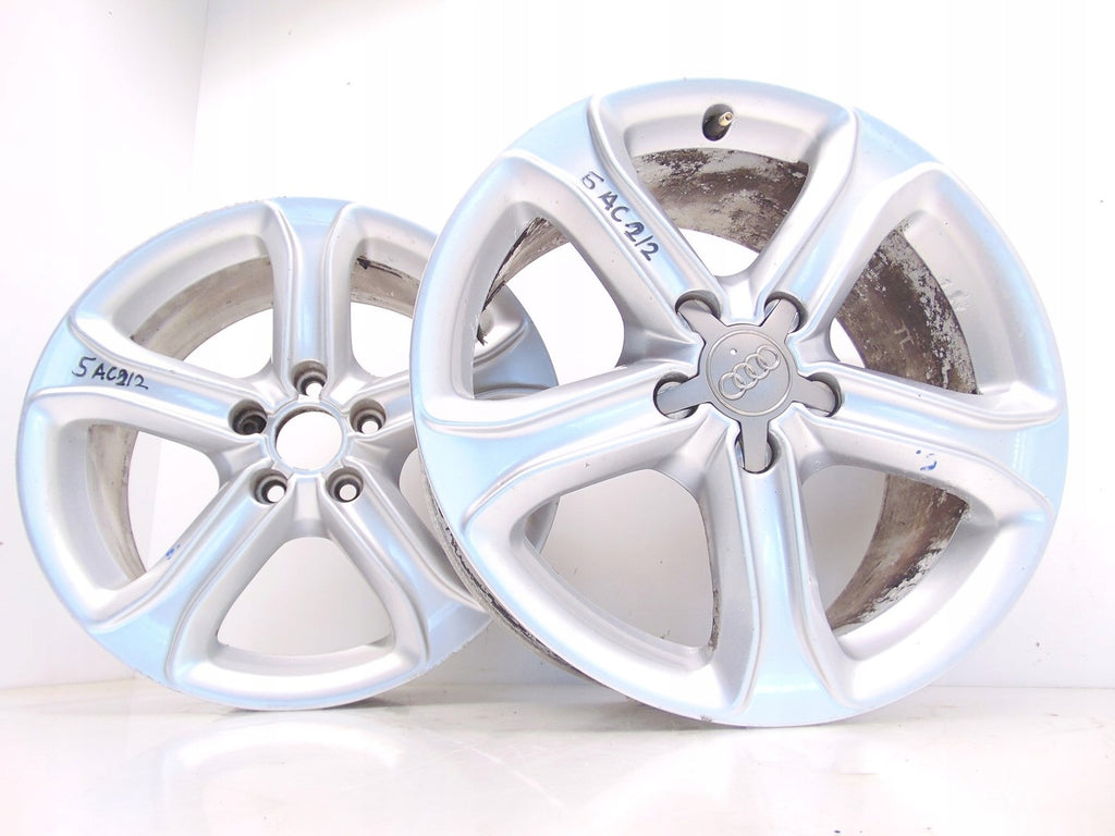 1x Alufelge 17 Zoll 7.5" 5x112 8K0601025BK Audi A4 B8 Rim Wheel