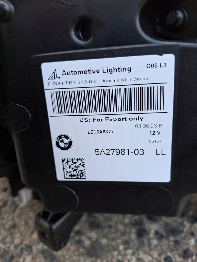 Frontscheinwerfer BMW X5 G05 5A27981 5A27982 LED Ein Satz Scheinwerfer Headlight SCH6640610187pu