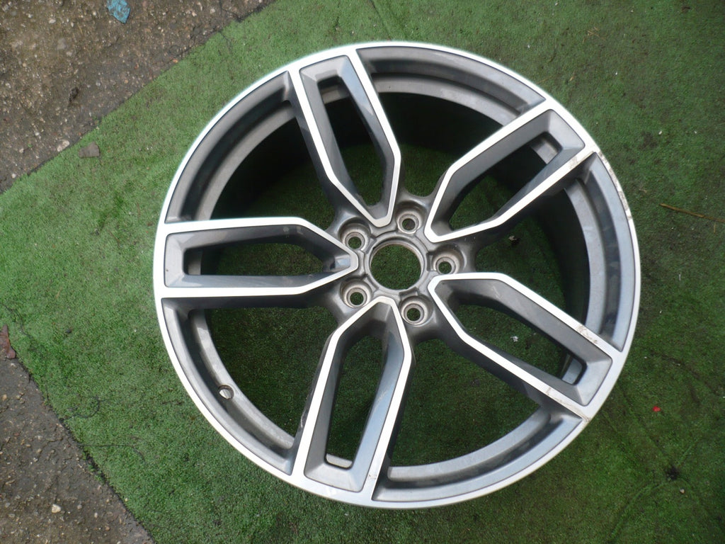 1x Alufelge 19 Zoll 8.0" 5x112 49ET Glanz Graphit 8V0601015AB Audi A3 Mg FEL6145511793et