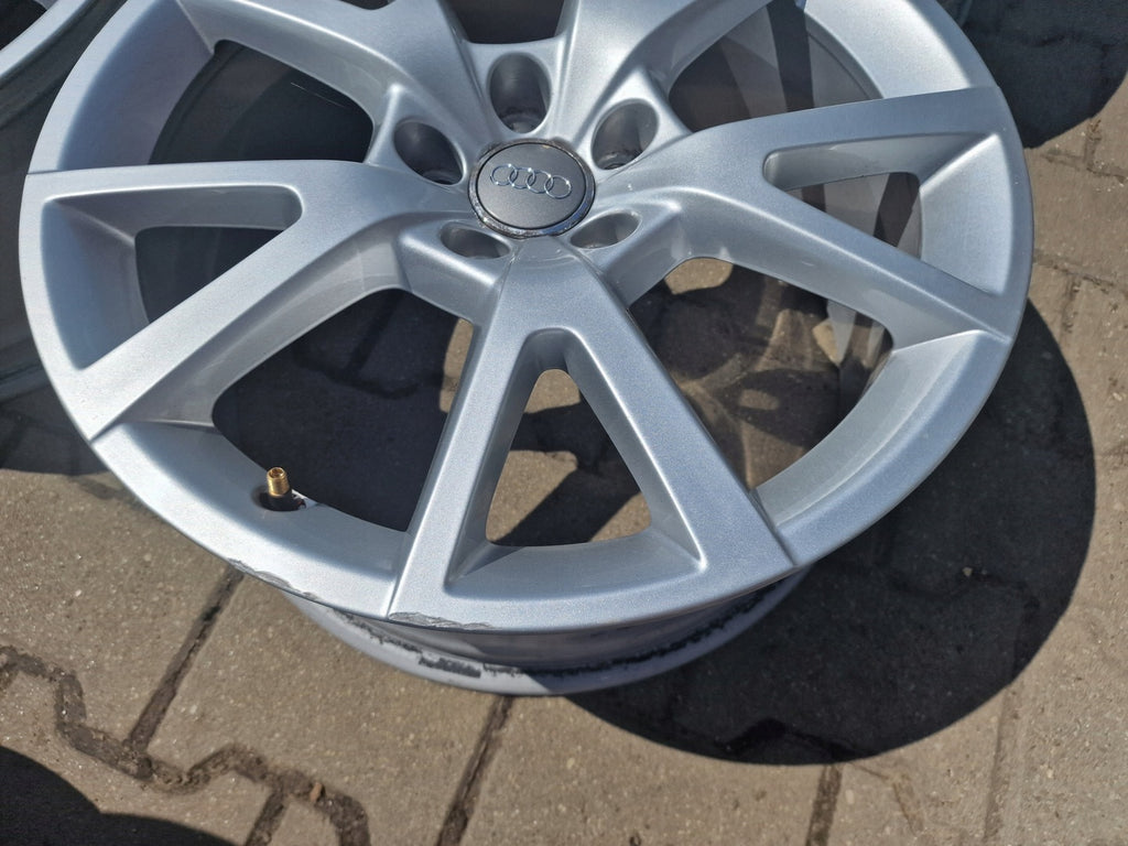 4x Alufelge 18 Zoll 7.5" 5x112 37ET Glanz Silber 4G0071498 Audi Rim Wheel