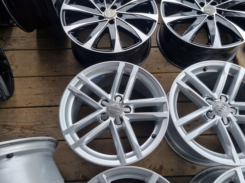 4x Alufelge 17 Zoll 8.5" 5x112 50ET Silber 8S0601025A Audi Tt Rim Wheel FEL5859348672kc