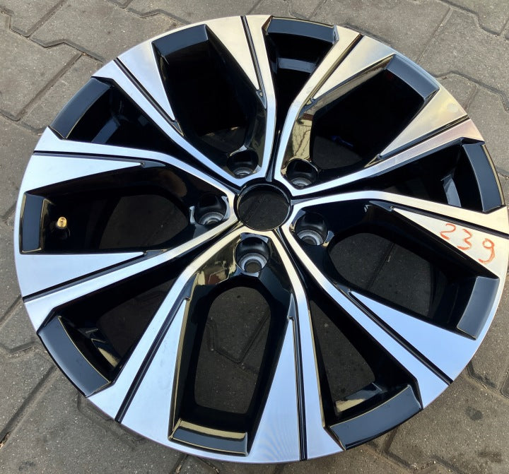 1x Alufelge 18 Zoll 7.0" 5x114.3 Glanz 403005835R Renault Talisman Captur Scenic FEL6997673229tc