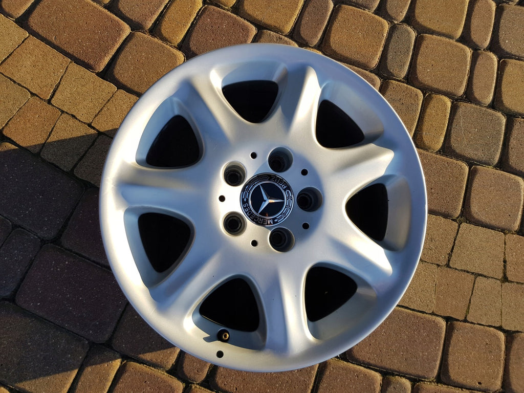 4x Alufelge 16 Zoll 7.5" 5x112 46ET Silber Mercedes-Benz Rim Wheel FEL2511299855rk