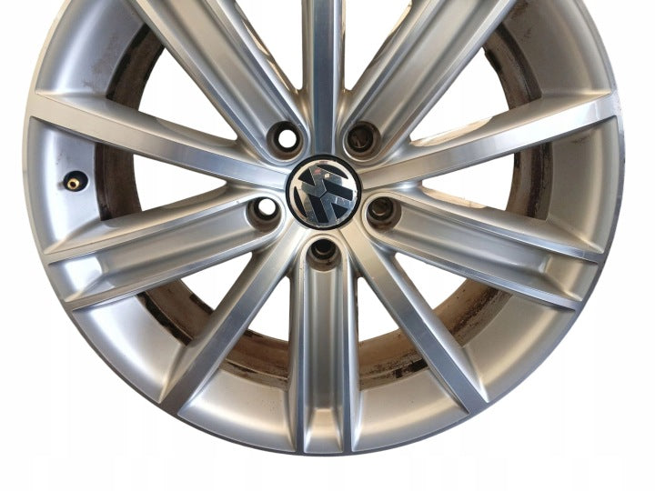 4x Alufelge 18 Zoll 7.0" 5x112 43ET Glanz Silber 5N0601025 VW Tiguan Rim Wheel FEL1121316834gk