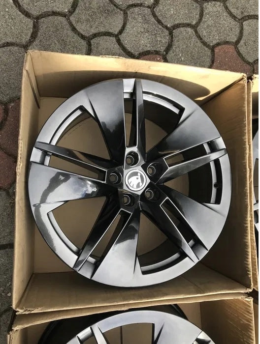 4x Alufelge 19 Zoll 8.0" 5x112 45ET 5LA601025B Skoda Superb I Rim Wheel FEL9232056907uc