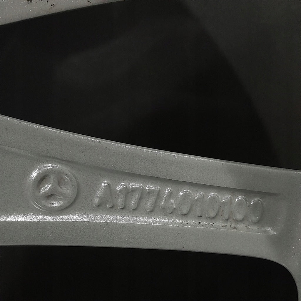 4x Alufelge 16 Zoll 6.5" 5x112 44ET Glanz Silber A1774010100 Mercedes-Benz W177 FEL7521151715nt