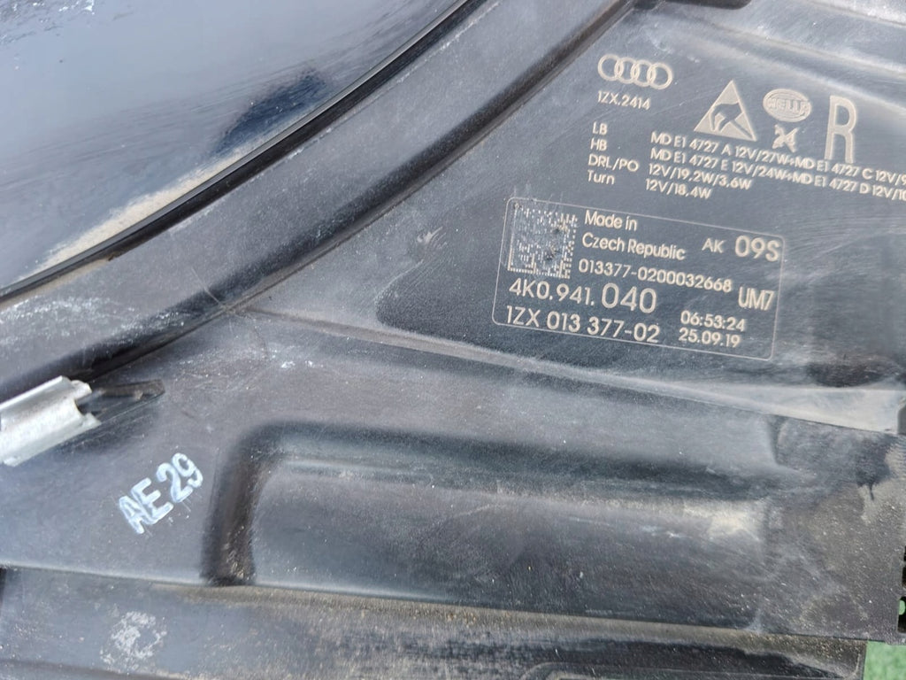 Frontscheinwerfer Audi A6 C8 4K0941040 LED Rechts Scheinwerfer Headlight SCH9813978140dm