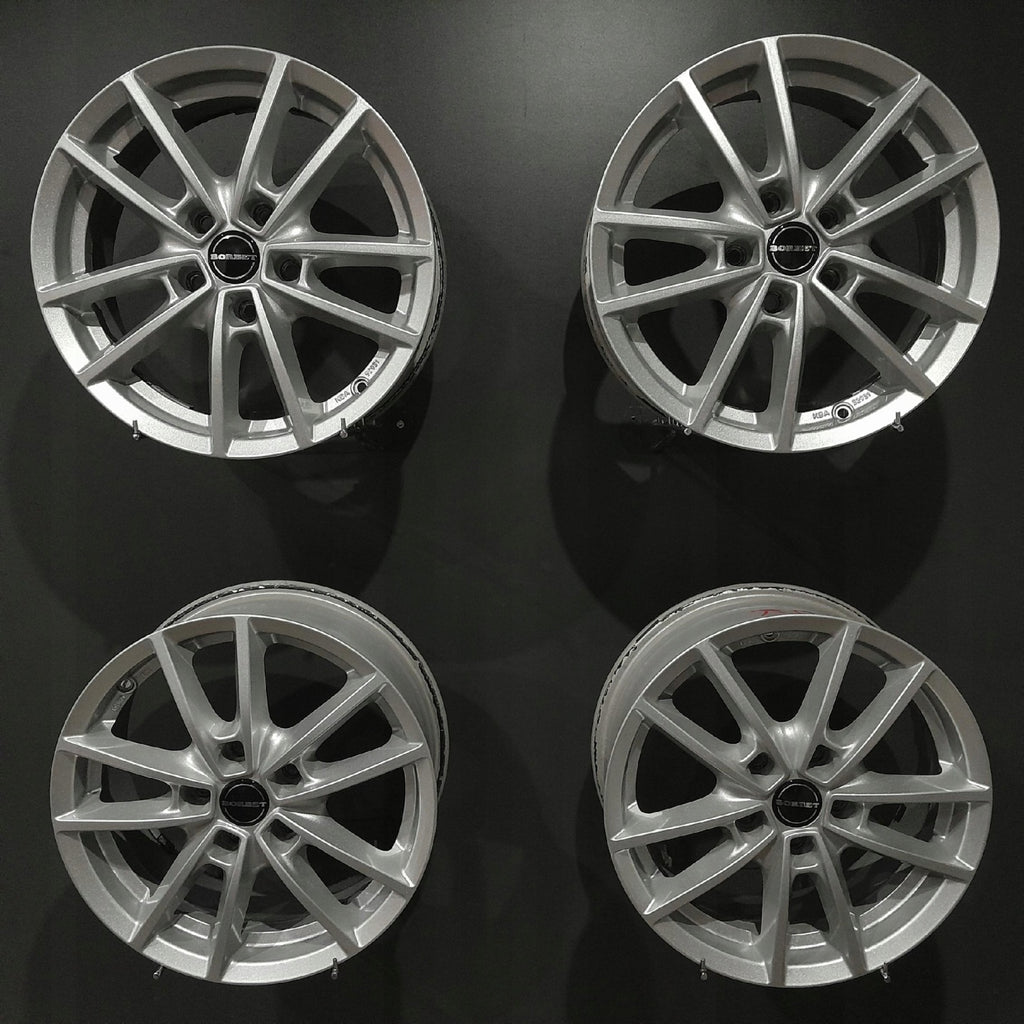 4x Alufelge 16 Zoll 6.5" 5x112 44ET Silber Mercedes-Benz W176 W177 Rim Wheel FEL4240335103cg