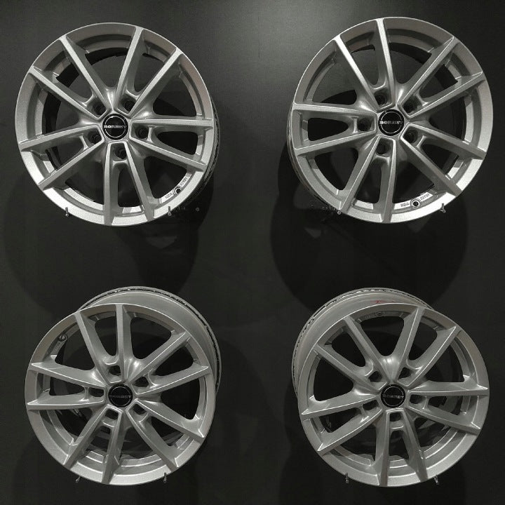 4x Alufelge 16 Zoll 6.5" 5x112 44ET Silber Mercedes-Benz W176 W177 Rim Wheel FEL4240335103cg