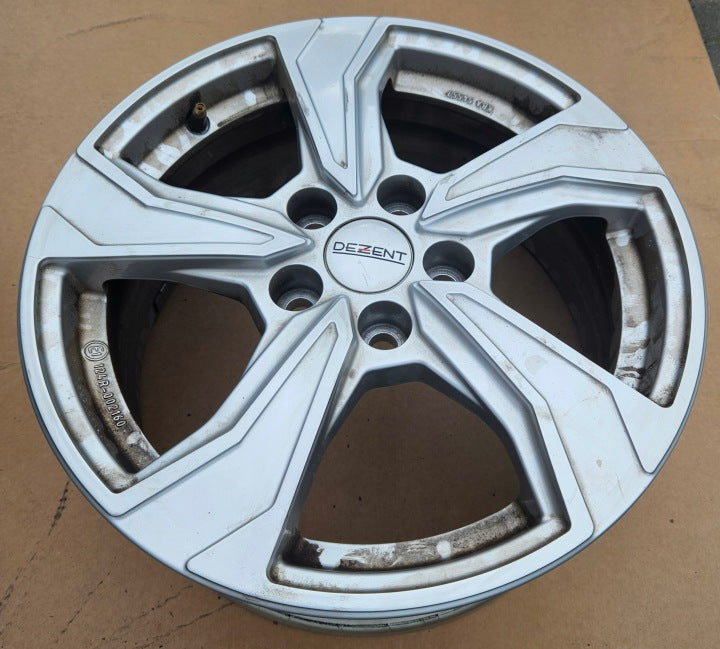 1x Alufelge 16 Zoll 7.0" 5x108 44ET Glanz Silber Rim Wheel FEL2064109741wz