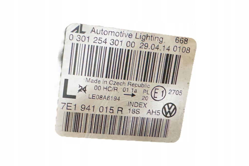 Frontscheinwerfer VW Transporter Caravelle 7E1941015R Links Headlight SCH7608792975ly