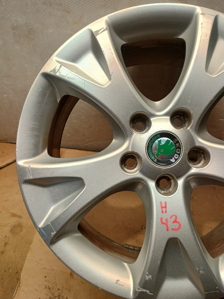 1x Alufelge 17 Zoll 7.0" 5x112 54ET 1Z0601025Q Skoda Superb I Rim Wheel FEL5515872652yo