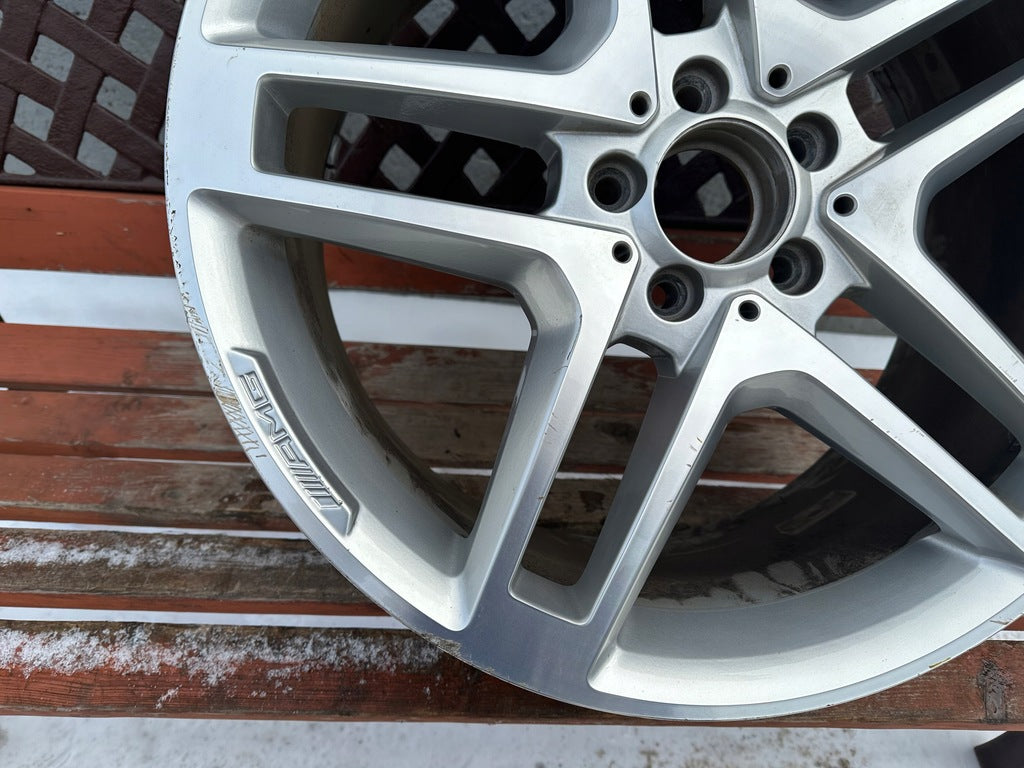 1x Alufelge 20 Zoll 9.5" 5x112 57ET A2044016702 Mercedes-Benz Amg Rim Wheel FEL9149578736tx