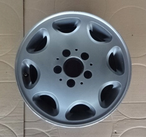 1x Alufelge 15 Zoll 6.5" 5x112 44ET Glanz Silber 1244011202 Mercedes-Benz