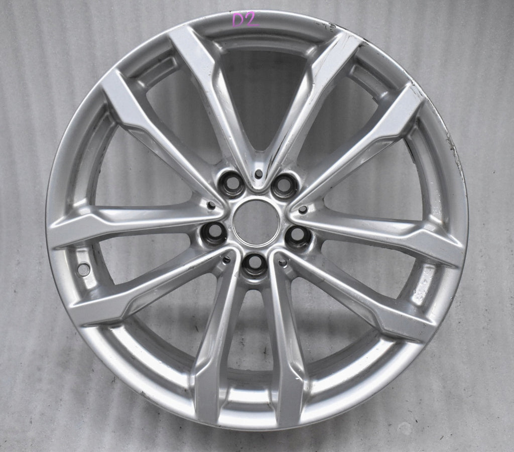 1x Alufelge 19 Zoll 7.5" 5x112 32ET Glanz Grau 6877325 BMW X3 G01 G02 Rim Wheel FEL3441344906lb